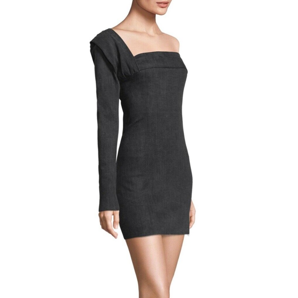 Nwt Hudson Baja East Contour One Shoulder Dress L